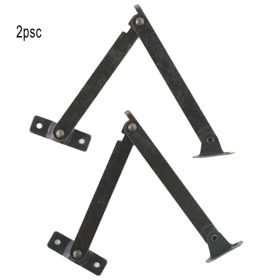 2Pcs Wooden Box Support Tripod Furniture Hardware Connection Spare Parts For Home Office Shop Corner Movable Support Parts