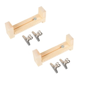 2Pcs Wooden Bracelet Maker Adjustable Bracelet Maker U Shape Wooden Frame Bracelet Kit Diy Wristband Rope Knot Braided Fixing Tools Diy Knitting Diy