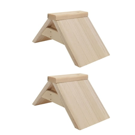 2Pcs Wooden Pigeon Perch Durable Dove Rest Stand Pet Birds Standing Rack