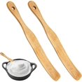 2Pcs Wooden Spatula for Cooking, Sourdough Spurtles Kitchen Tools