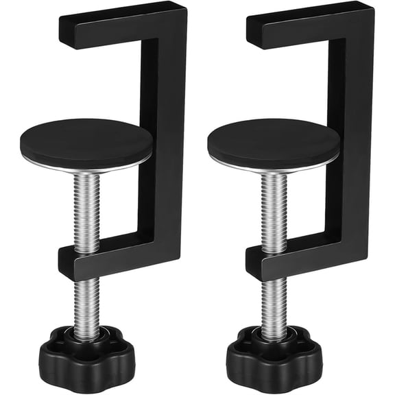 2Pcs Woodworking G-Clamp Set Heavy Duty C-Clamps for Drawer Front Installation and Welding Table Clamping Tools