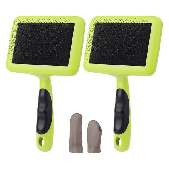 2Pcs Wool Carders, for Wool, Fibers, Cat, Dogs, Wooden Wool Carders Brush for Wool Felting Crafts