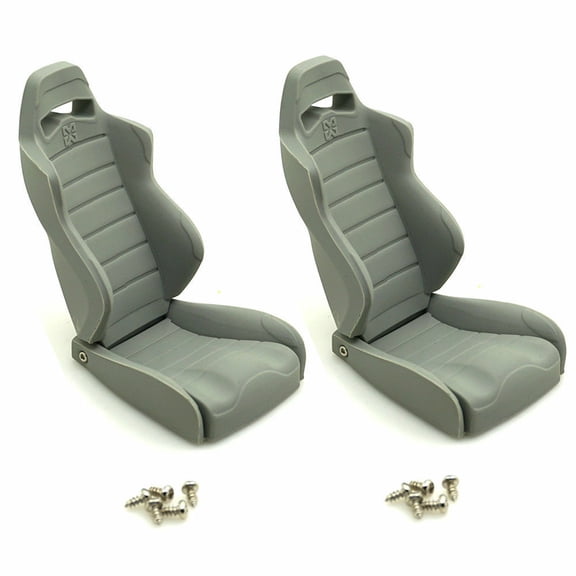 2Pcs Wraith 90018 90020 90031 Gray Rubber Seats Cab Replacement for 1:10 Scale Models Seats