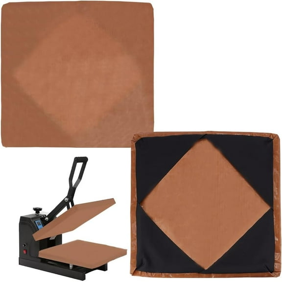 2Pcs Wrap Cover DIY for Heat Press Platen 15x15 Inch Heat Resistant Reusable Sheets Pad Mat Pillow Protector DIY for Sublimation Heat Pressing Machine Peru