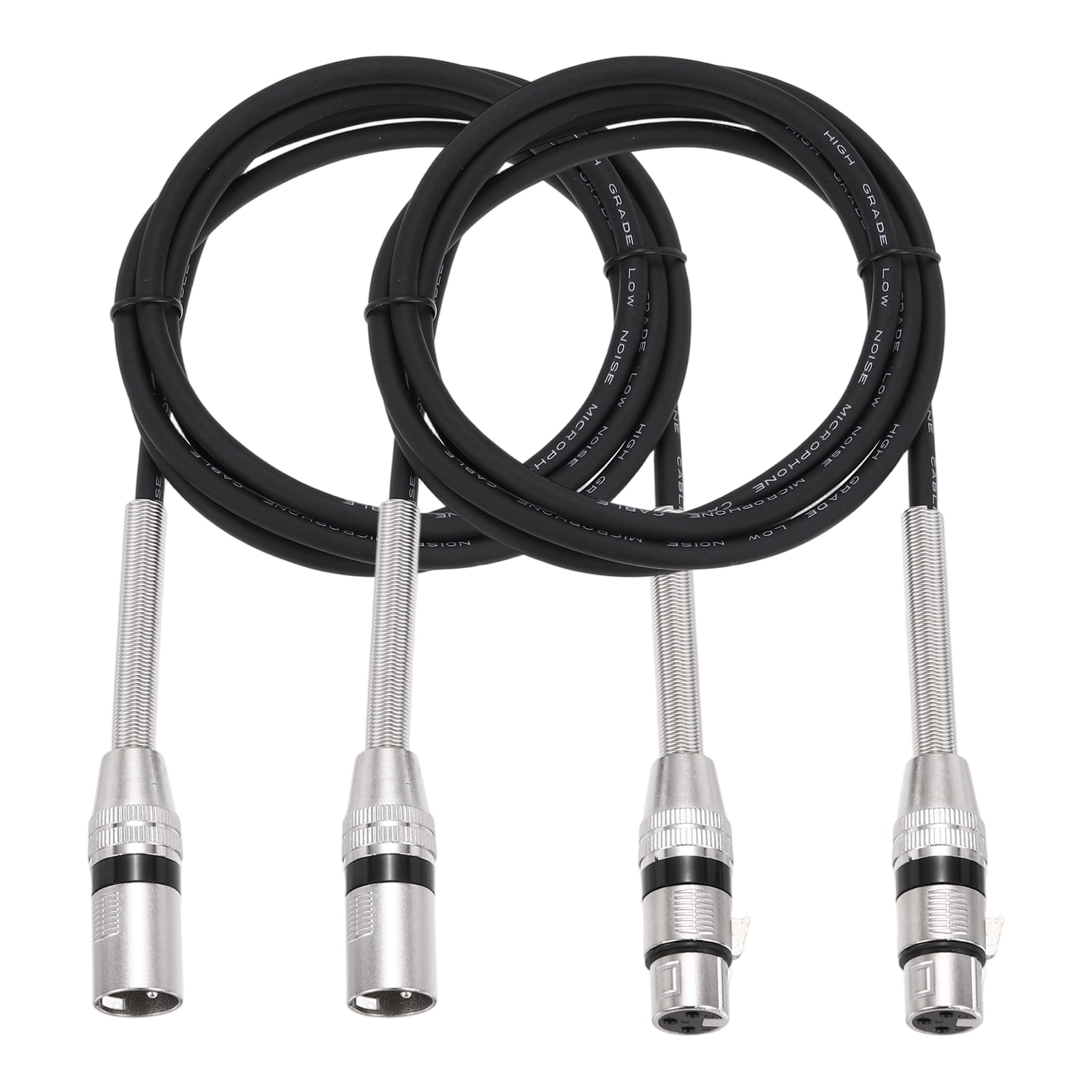 2Pcs XLR to XLR Cable,3-Pin XLR Male to Female Microphone Cable,6 Feet