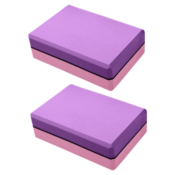 2Pcs Yoga Blocks Eva Foam Blocks For Yoga Balance, Stretching, And Workout