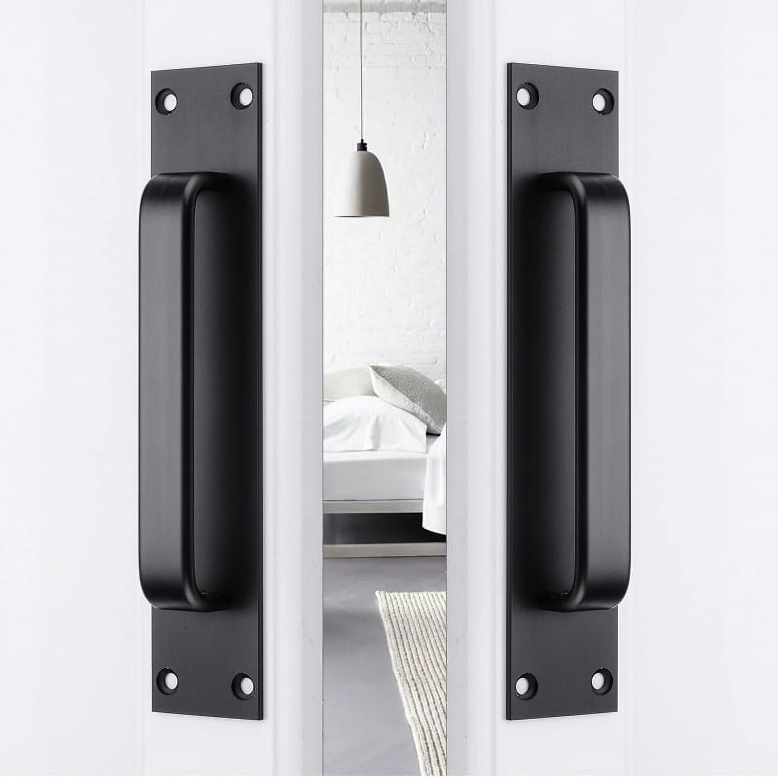 2Pcs Zinc Alloy Barn Door Handle Sliding Door Handles For Fire Door ...