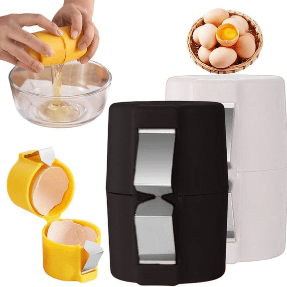 2Pcs egg shell opener Eggshell Opener egg shell opener for hard boiled eggs Egg Cracker Tool centirides egg shell opener egg separator egg cracker tool the egg tool hard boiled egg peeler(Mixed)