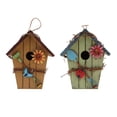 thumbnail image 1 of 2Pcs en Birdhouse for Garden Country Cottages, Hanging Colourful Bird Houses indoor and outdoor Decorative, 1 of 8