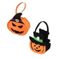 2Pcs gift bags bulk pumpkin bowl Halloween Pumpkin Bucket snack box for