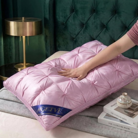 2Pcs, high-quality pillows from luxury hotel, soft and supportive sleep aid pillows, suitable for all sleeping postures, soft and breathable pillowcases, double-person set, white, large size