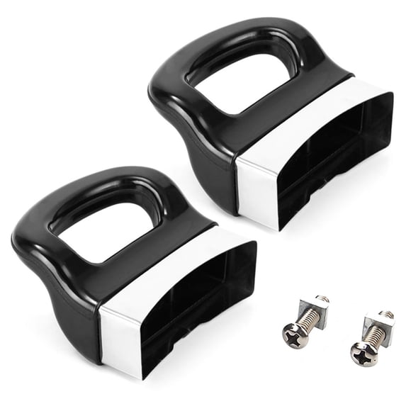2Pcs/set Black Cookware Side Handle for Pressure Pan Cooker Steamer Sauce Pot Replacement Bakelite Handles One Hole