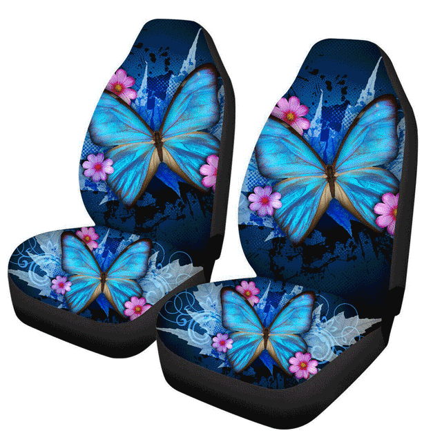 2Pcs/set Car Front Seat Covers Front Seat Protector Four Seasons