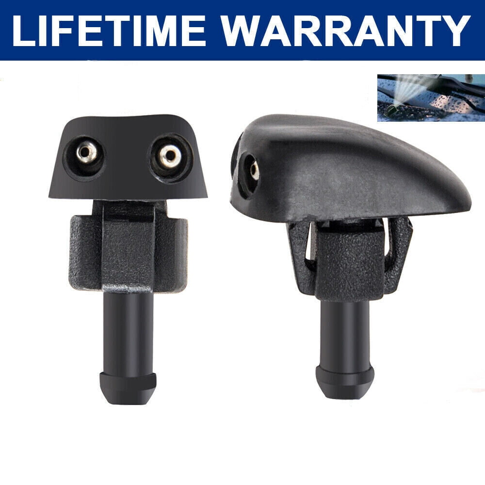 2Pcs/set Car Front Windshield Water Spray Wiper Nozzle Accessories