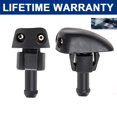 2Pcs/set Car Front Windshield Water Spray Wiper Nozzle Accessories