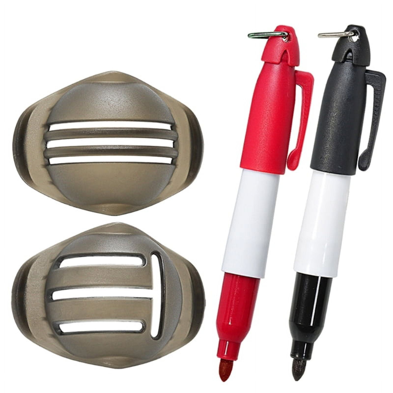2Pcs/set Golf Ball Line Marker Drawing Marking Alignment Tool Template