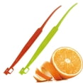thumbnail image 1 of 2Pcs/set Orange Peeler Tools, Easy Citrus Peeler for Oranges, Lemons, Grapefruits – Portable Fruit Skin Remover, ABS Material, Kitchen Gadget, 1 of 8