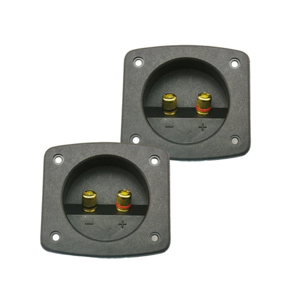 2Pcs/set Speakers Terminals Cup Round Spring Cup Subwoofer Plugs Car Stereos Terminals Connectors Subwoofers Box Install