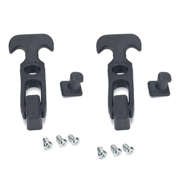 2Pcs/set T-handle Buckle Elastic Rubber T-handle Hasp Draw for Latch with Brackets for Trailers Tool Boxes Cooling B