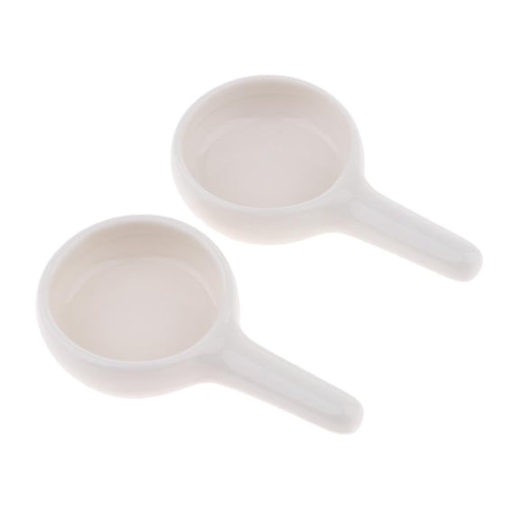 2Pcs white color ceramic Burner Essential Burner Aromherapy Candle Holder