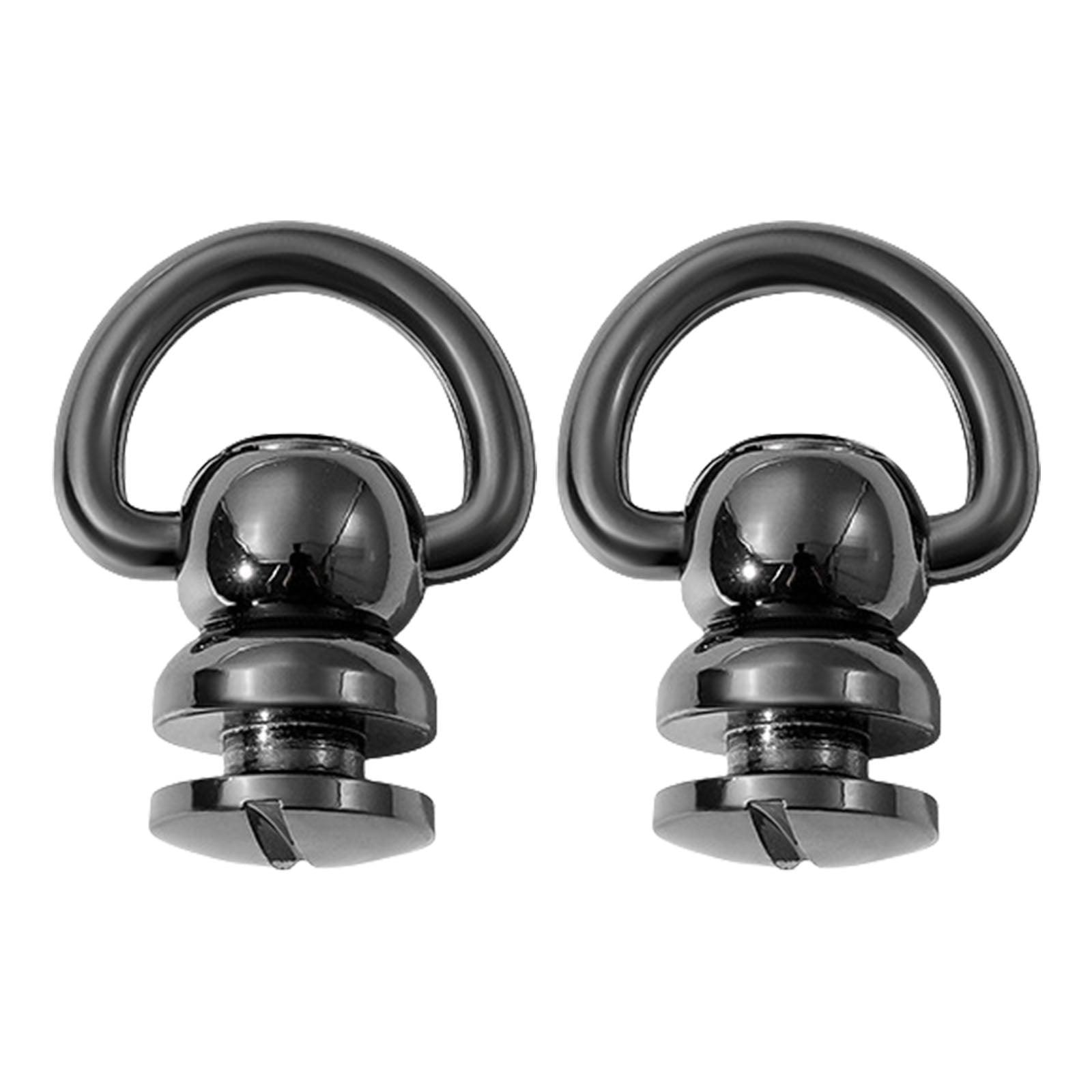 Rotating Rivet 2Pieces 360 Degree Rotating Metal Studs Rivets Metal D Rings Studs ...