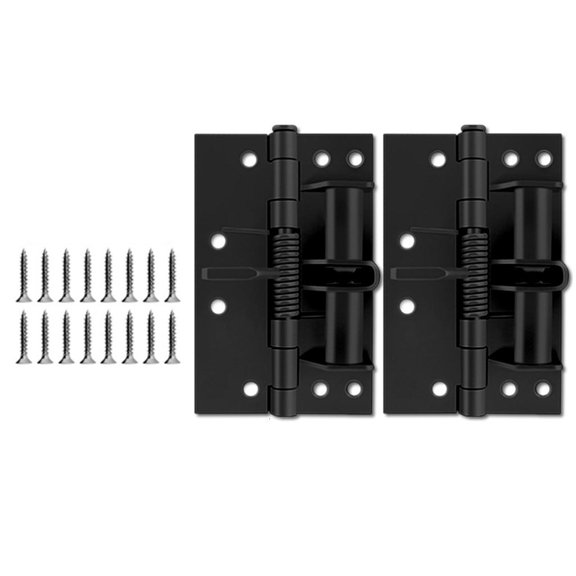 2Pieces Adjustable Spring Hinges for Convenient and Safe Door Operations