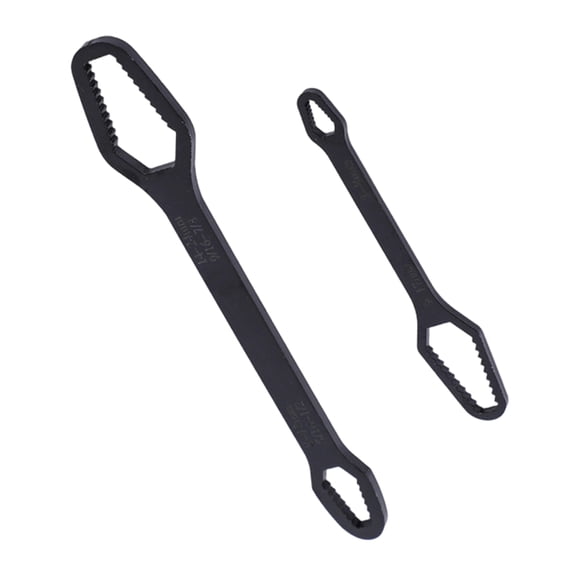 2Pieces Auto Adjusting Wrench Set Double Head Spanner For 8-24Mm/3-17Mm Nut Bolt Size High Carbon Steel Construction