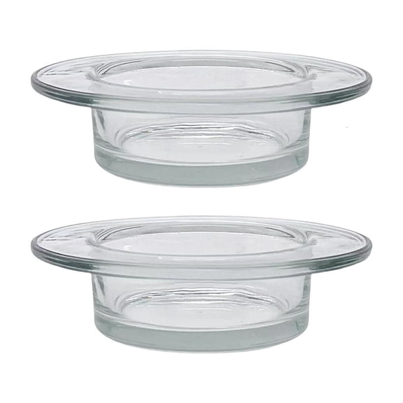 2Pieces Decorative Glass Oil Heating Trays Essential Oil Diffuser Replacement Dish For Aromatherapies Accessories