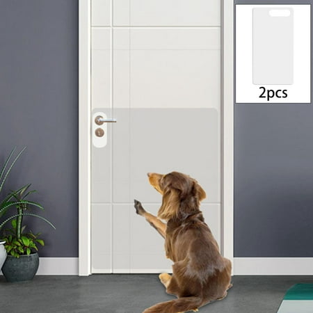2Pieces Dog Scratch Door Protector Door Cat Scratching Deterrent for Right Door 79x50cm