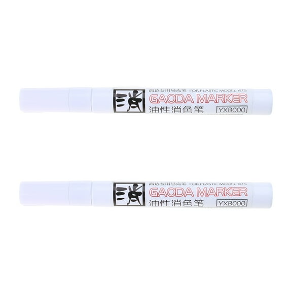 2Pieces Error Color Removal Pen Correction Pen Long Lasting Ink Erasure Pen Color Marker Pen for Clean and Tidy Writing