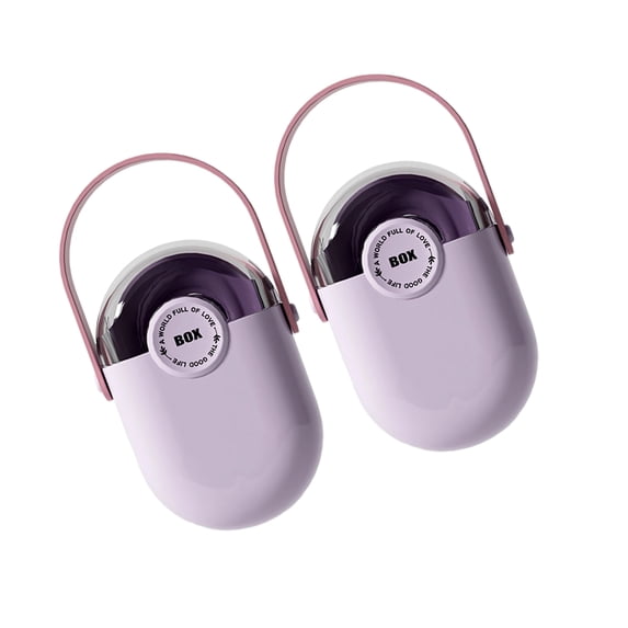 2Pieces Handheld Soap Box With Transparent Cover And Drainage Tray For Bathroom Essentials