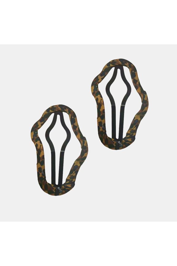2Pieces Leopards Pattern Hair Clip For Female and Teens Everyday Use And Social Event Gathering Hair Shaping Tool