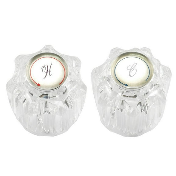 2Pieces Multipurpose Campers Shower Faucet Handle Accessory with Knobs