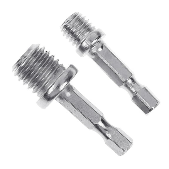 2Pieces Power Drill Sockets Adapter Sets Hexagonal Socket Adapter Converter Driver Adapter Electric Wrench