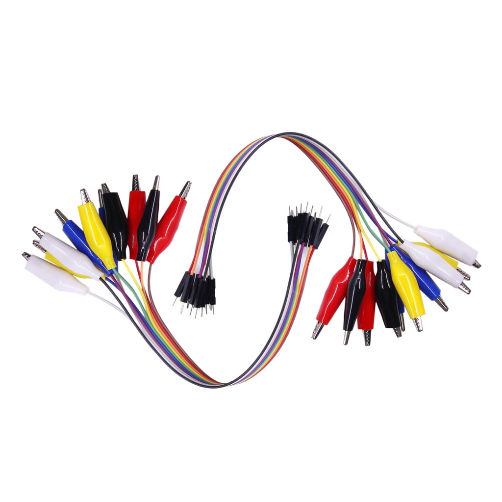 Jumper Cables Color Code 2Pieces Practical Color Coded Jumper Cables with Medium Sleeve for ...