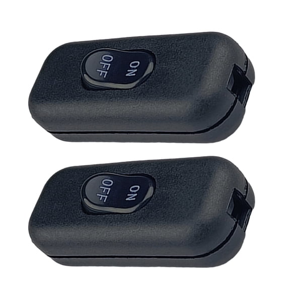 2Pieces Practical Sturdy Materials Cable Switches Set 250V for Easy Replacement Of Old Lamp Switches Use