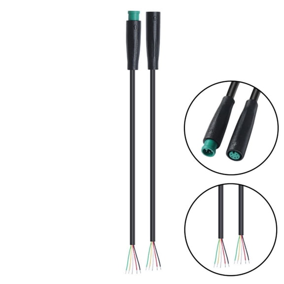 2Pieces Waterproof Male Connectors Cable Plastic Construction for Automotive Electrical Repairs and Harsh Environment