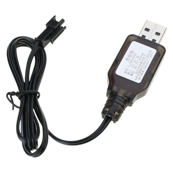 2Pin Plug Battery Charging Wire 6V Charging Cable Cord for Electric Toy Robot Remote Controlled Car 60cm