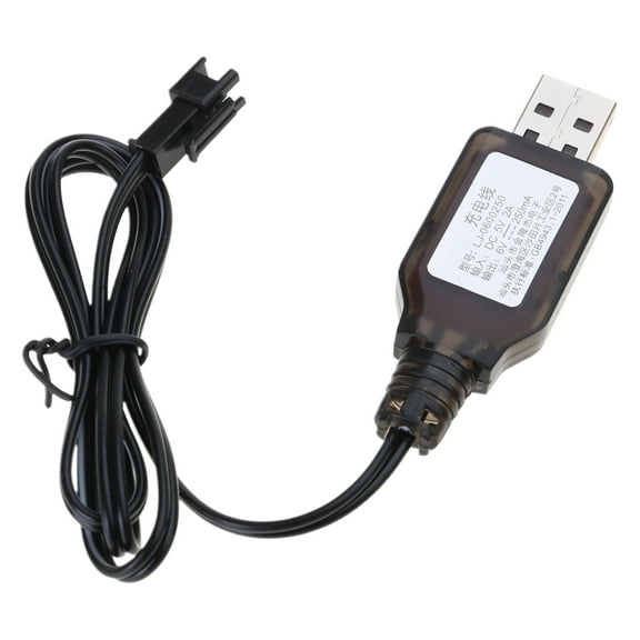 2Pin Plug Charging Wire 6V Charging Cable Cord for Electric Toy Robot Remote Controlled Car 60cm