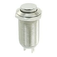 thumbnail image 1 of 2Pin Terminals 12mm Mounted Thread SPST Locking Push Button Switch, 1 of 2