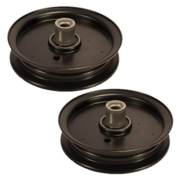 2Pk 15213 Flat Idler Pulleys Compatible with 52" Hustler 604231, 607479, 126124