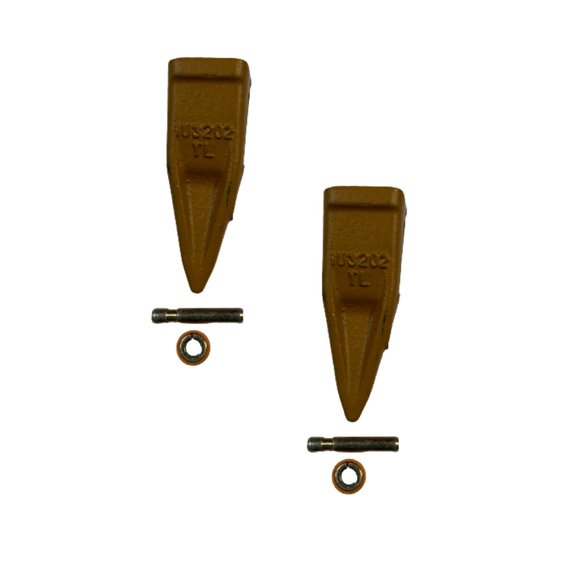 2Pk 1U3202T 1U3202Tl J200 Teeth Tooth With Pin ,Retainer 8E6208 8E6209