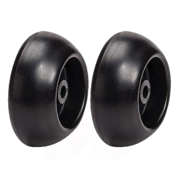 2Pk 72-312 Anti-Scalp Deck Wheels (5" X 2") Compatible With Craftsman / Husqvarna  165746, 532165746