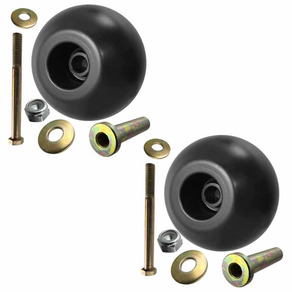 2Pk Deck Wheel & Hardware for Exmark Mowers 103-8415 126-2928 116-9362 116-8131