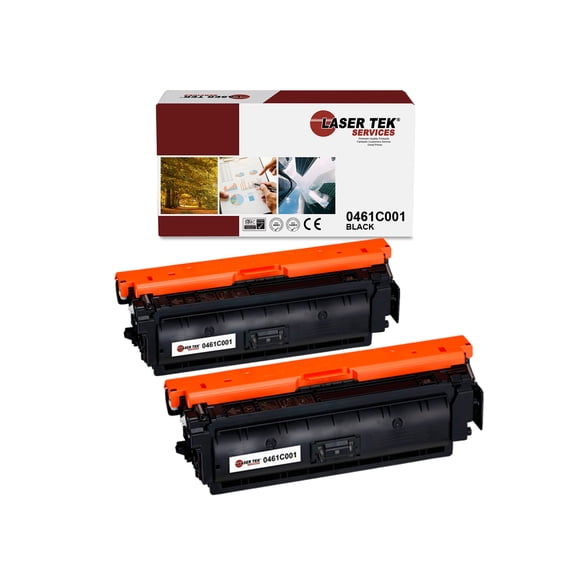 2Pk LTS 040H 0461C001 Black HY Compatible for Canon ImageClass LBP712Cdn Toner