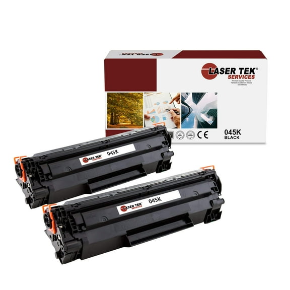 2Pk LTS 045 Black Compatible for Canon ImageClass MF634Cdw LBP612Cdw Toner
