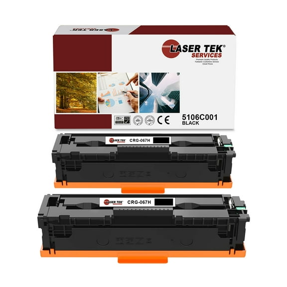 2Pk LTS 067H Black HY Compatible for Canon LBP633Cdw Toner Cartridge