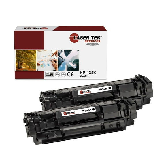 2Pk LTS 134X Black HY Compatible with HP LaserJet M209dw M209dwe Toner Cartridge