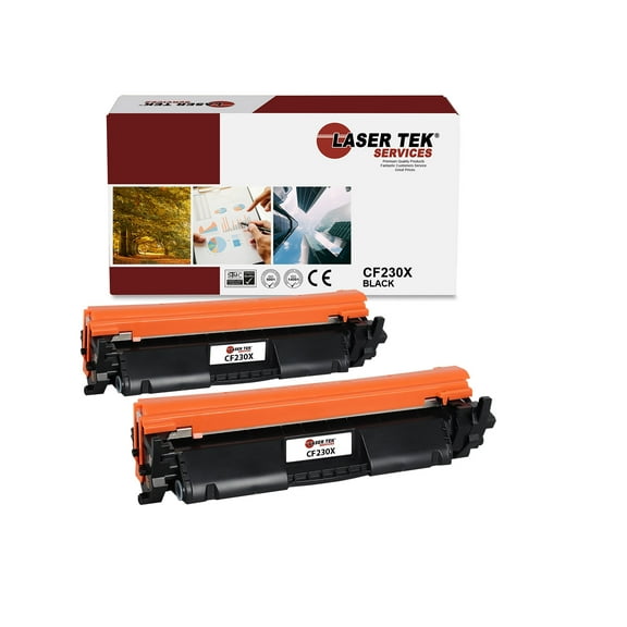 2Pk LTS 30X CF230X Black HY Compatible for HP LaserJet Pro M203dw MFP Toner