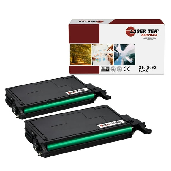 2Pk LTS 310-8092 Black Compatible for Dell 3110 3110CN, MFP 3115CN Toner